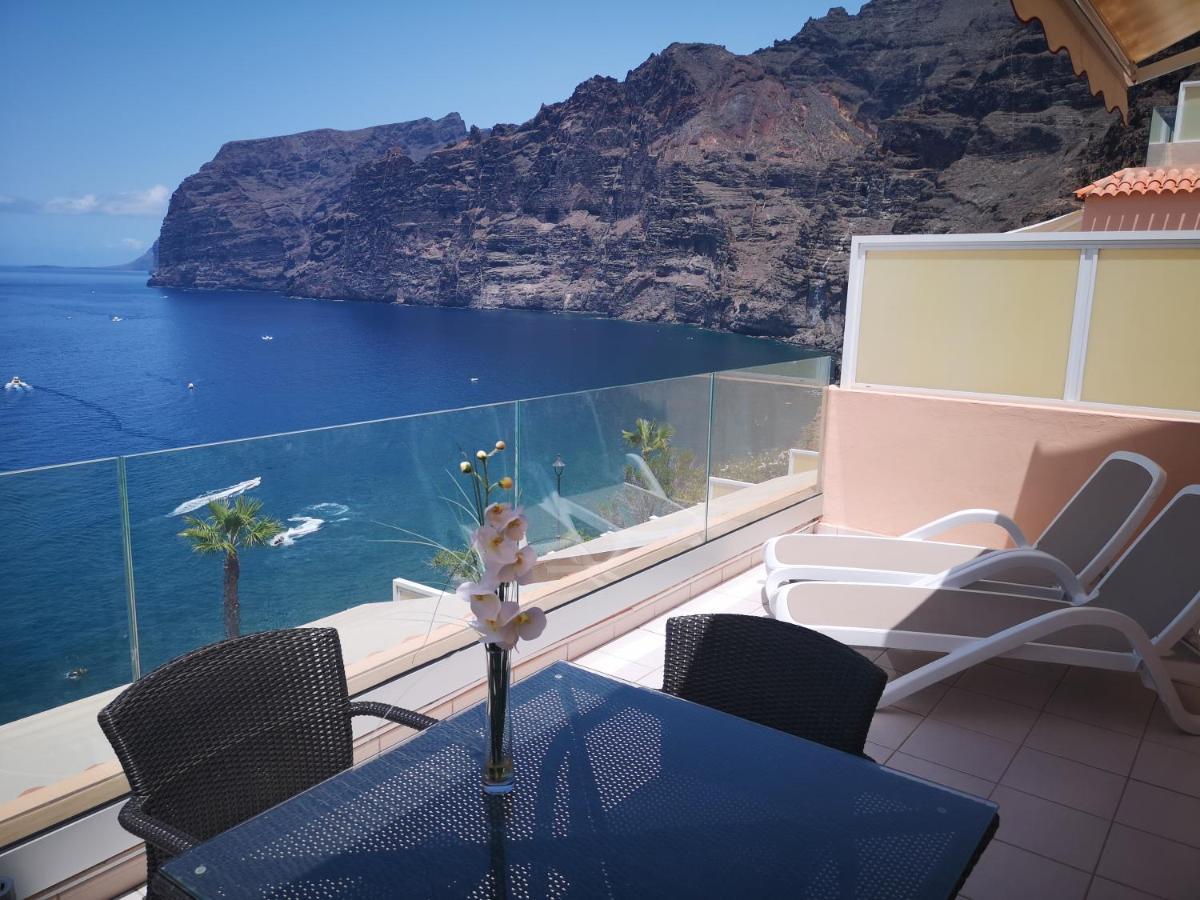 Magnificent Apt. With Sea View, Cliff & Marina Apartman Santiago del Teide Kültér fotó