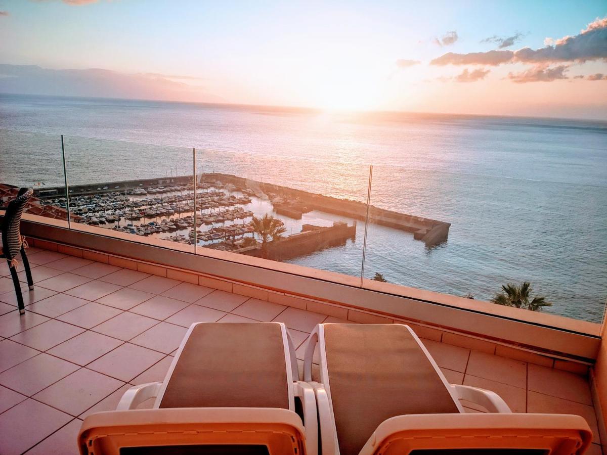 Magnificent Apt. With Sea View, Cliff & Marina Apartman Santiago del Teide Kültér fotó