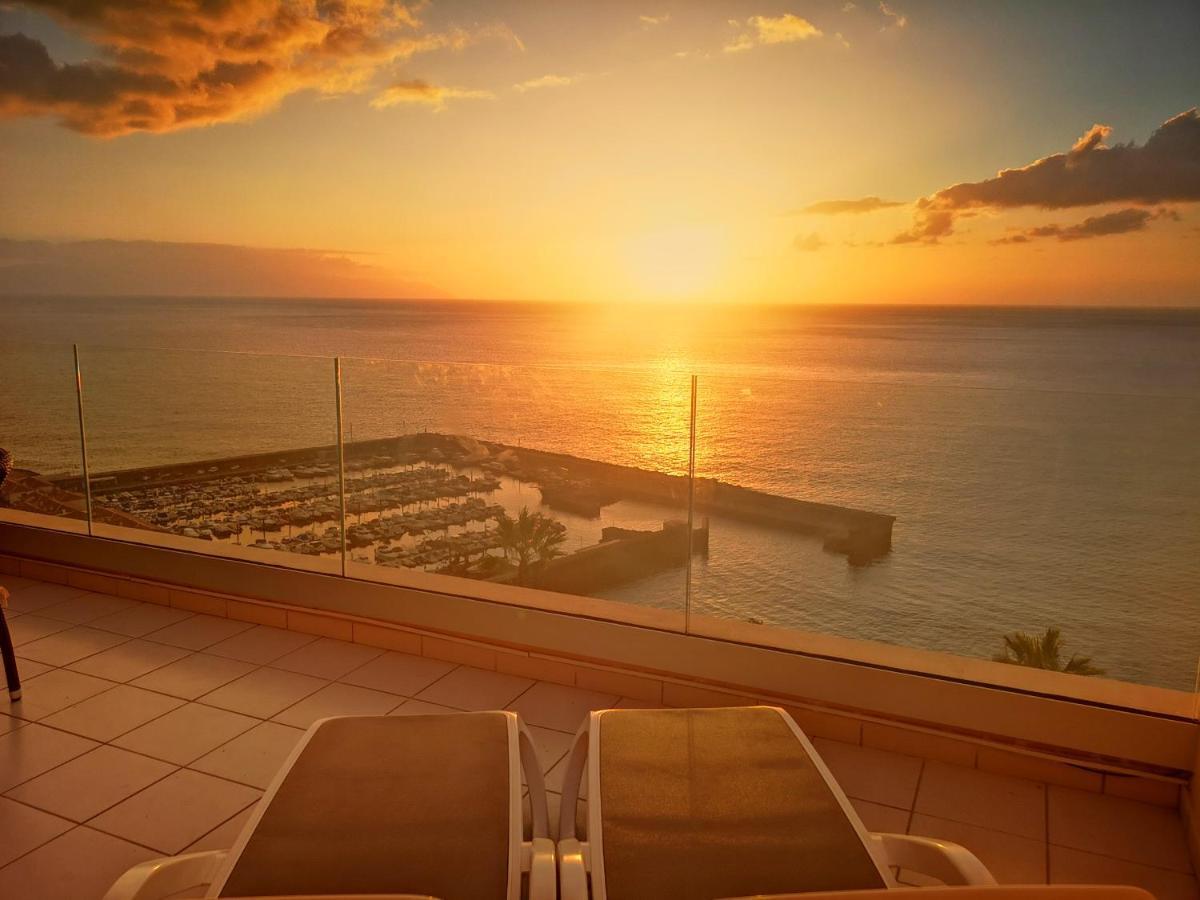 Magnificent Apt. With Sea View, Cliff & Marina Apartman Santiago del Teide Kültér fotó