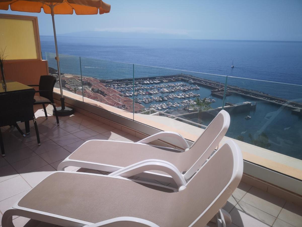 Magnificent Apt. With Sea View, Cliff & Marina Apartman Santiago del Teide Kültér fotó