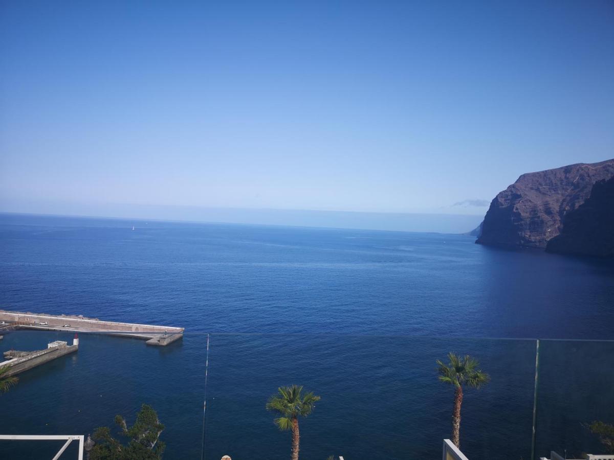 Magnificent Apt. With Sea View, Cliff & Marina Apartman Santiago del Teide Kültér fotó