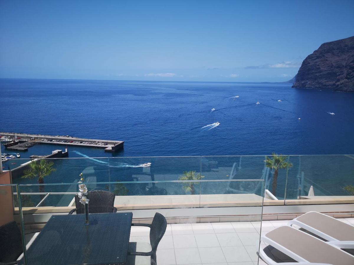 Magnificent Apt. With Sea View, Cliff & Marina Apartman Santiago del Teide Kültér fotó