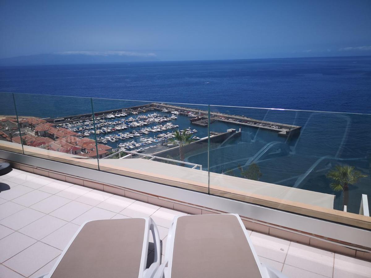 Magnificent Apt. With Sea View, Cliff & Marina Apartman Santiago del Teide Kültér fotó