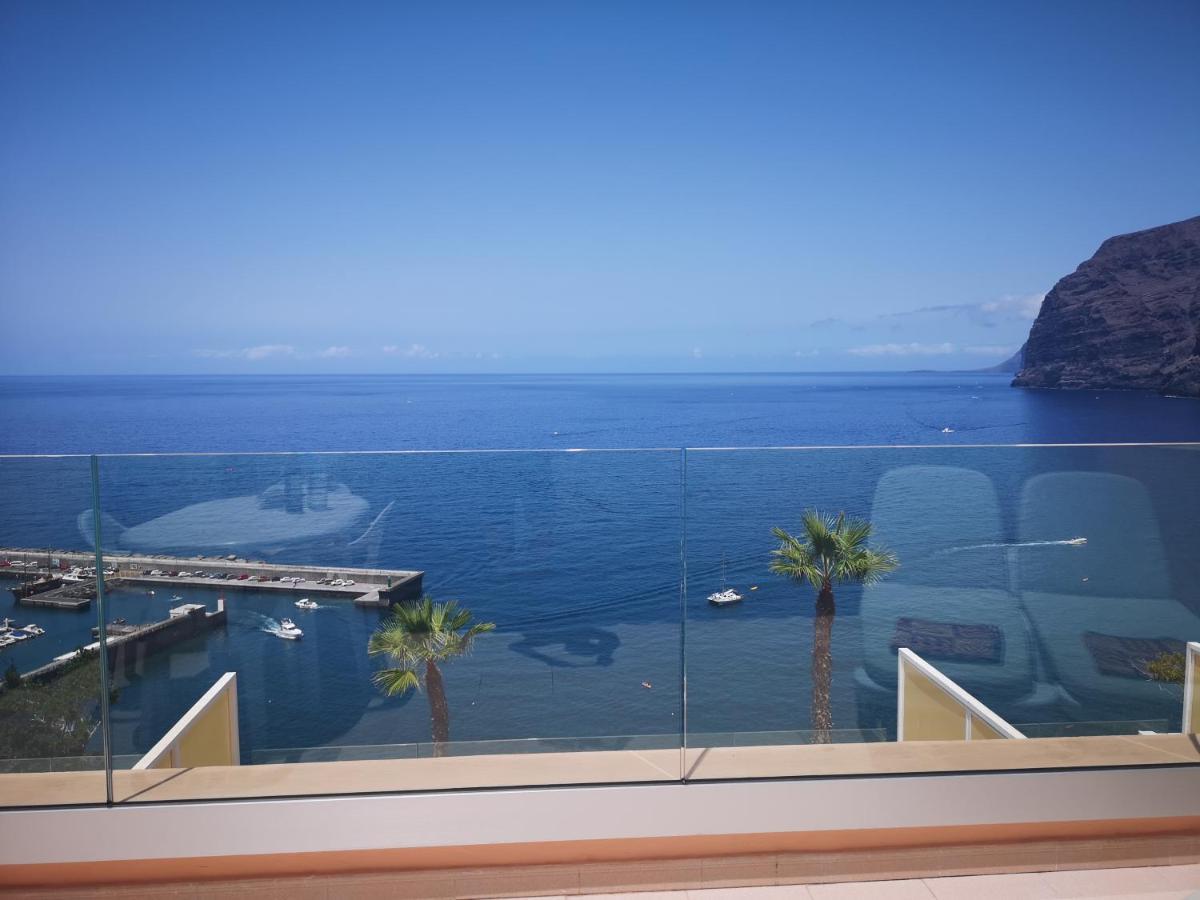 Magnificent Apt. With Sea View, Cliff & Marina Apartman Santiago del Teide Kültér fotó