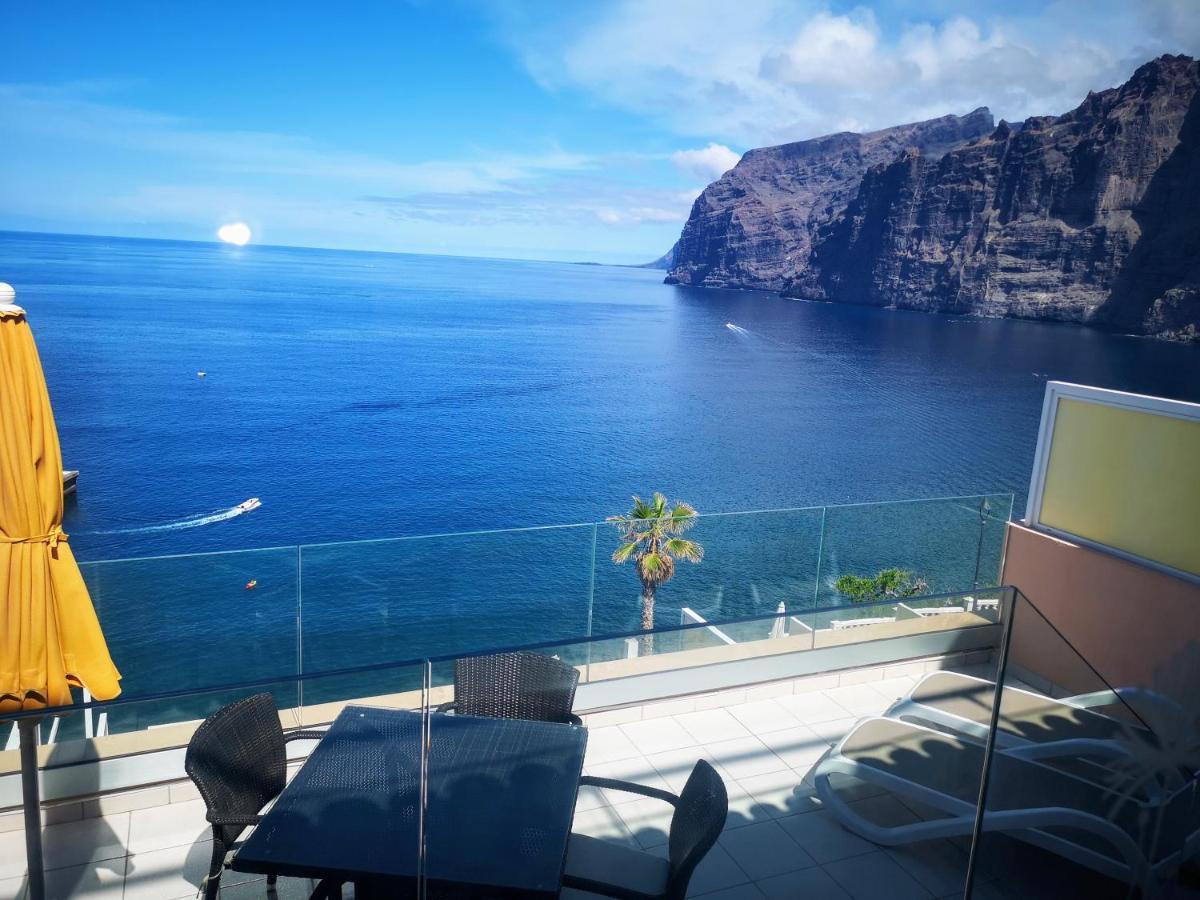 Magnificent Apt. With Sea View, Cliff & Marina Apartman Santiago del Teide Kültér fotó