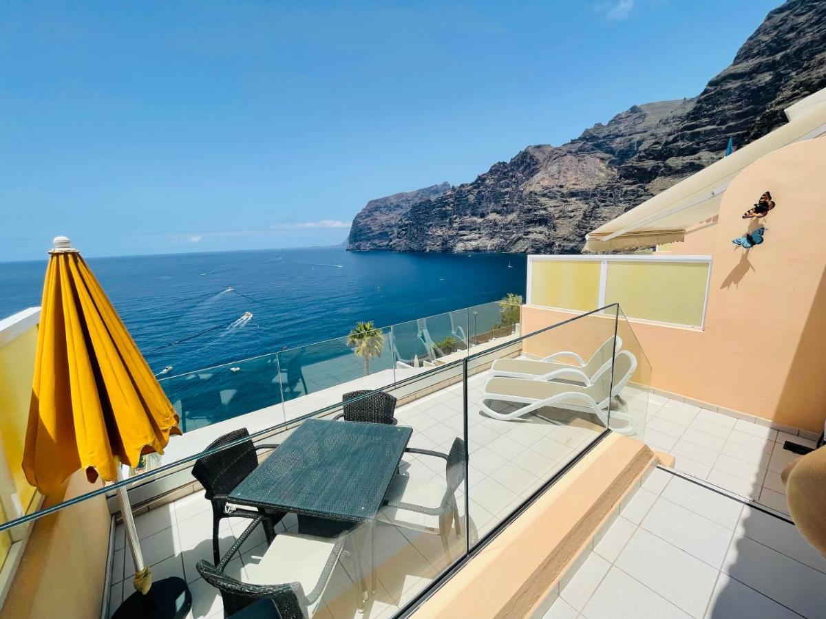 Magnificent Apt. With Sea View, Cliff & Marina Apartman Santiago del Teide Kültér fotó